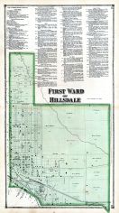 Hillsdale - Ward 1, Hillsdale County 1872